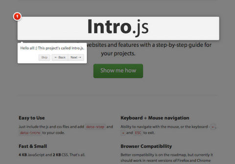 Intro JS, plugin para presentar tu site.